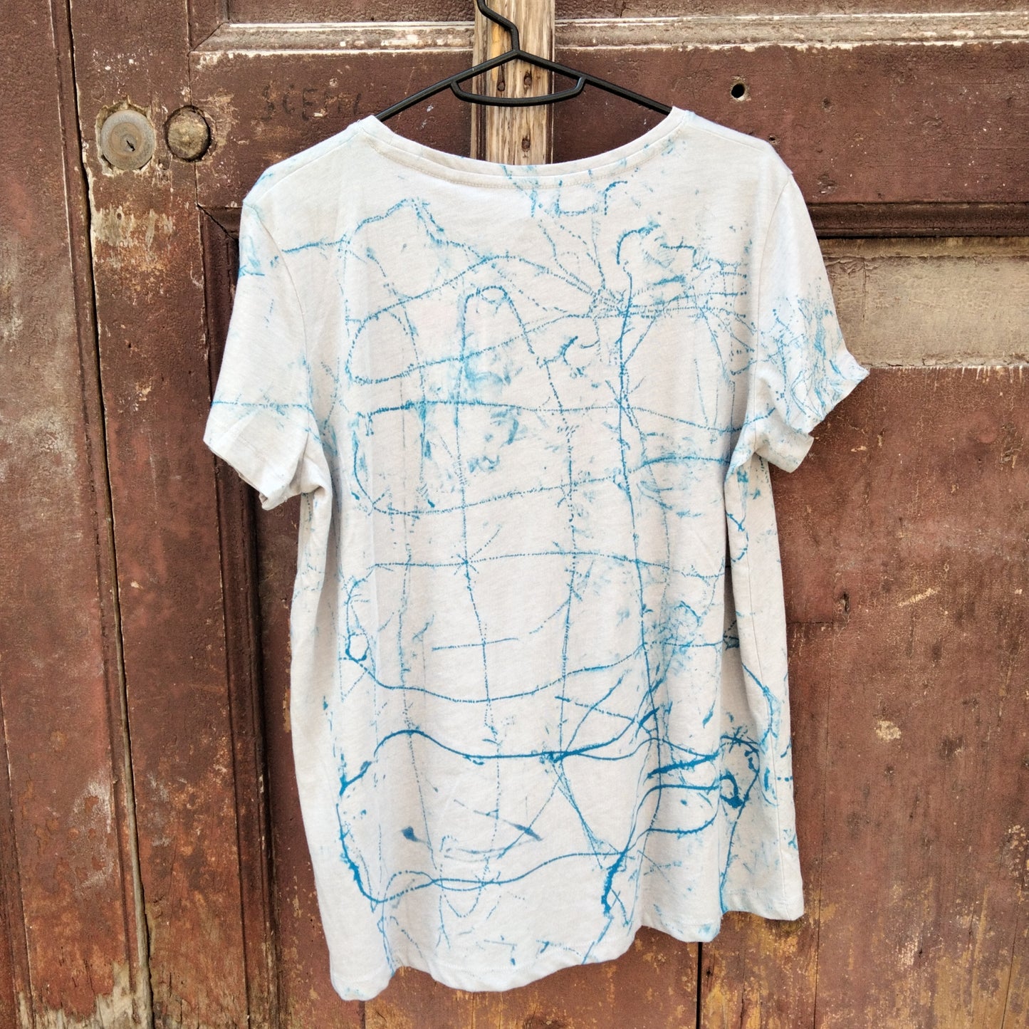 T shirt dipinta a mano tg medium hand painted cotton