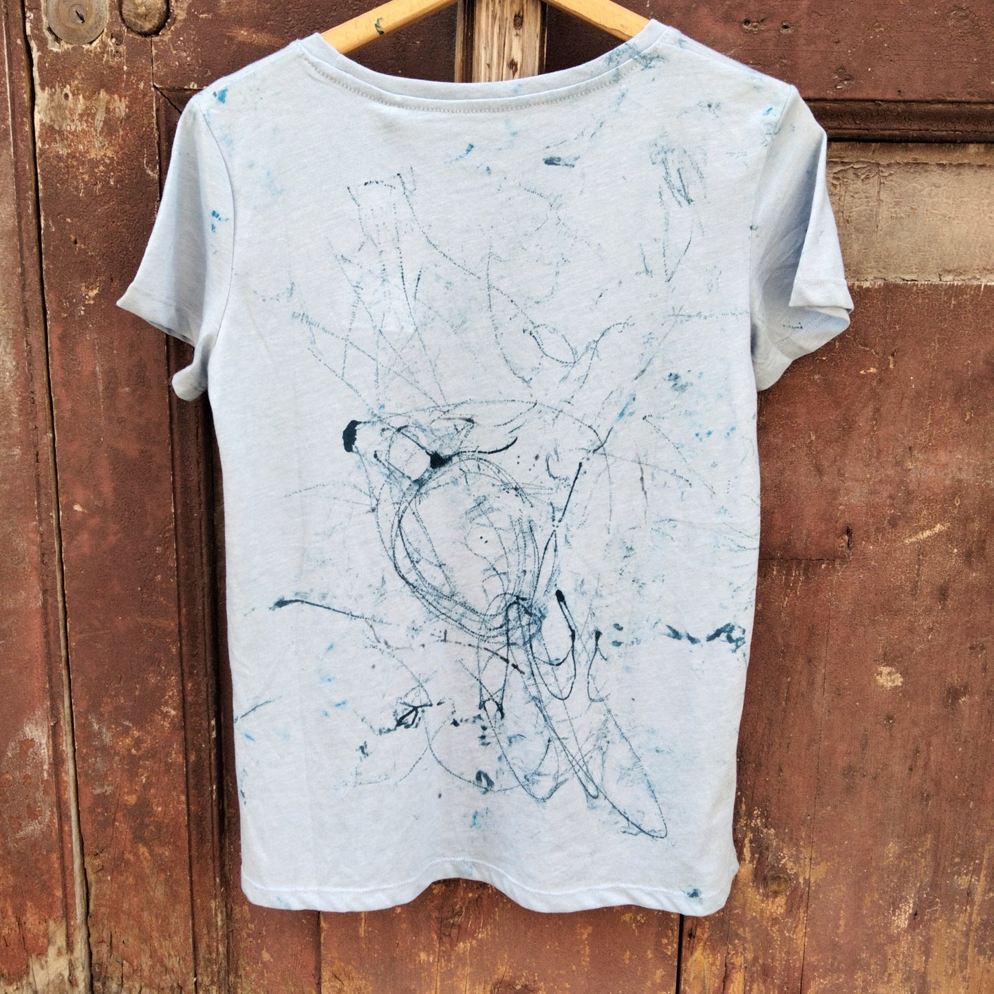 T shirt dipinta a mano tg s hand painted cotton